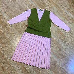 *VINTAGE* 100% wool Sebastian dress